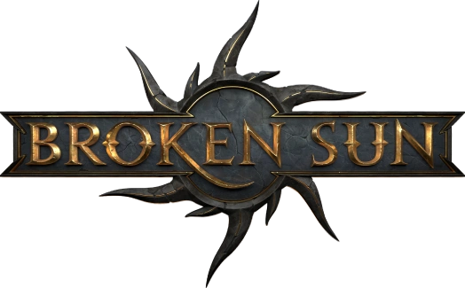 Логотип игры Broken Sun